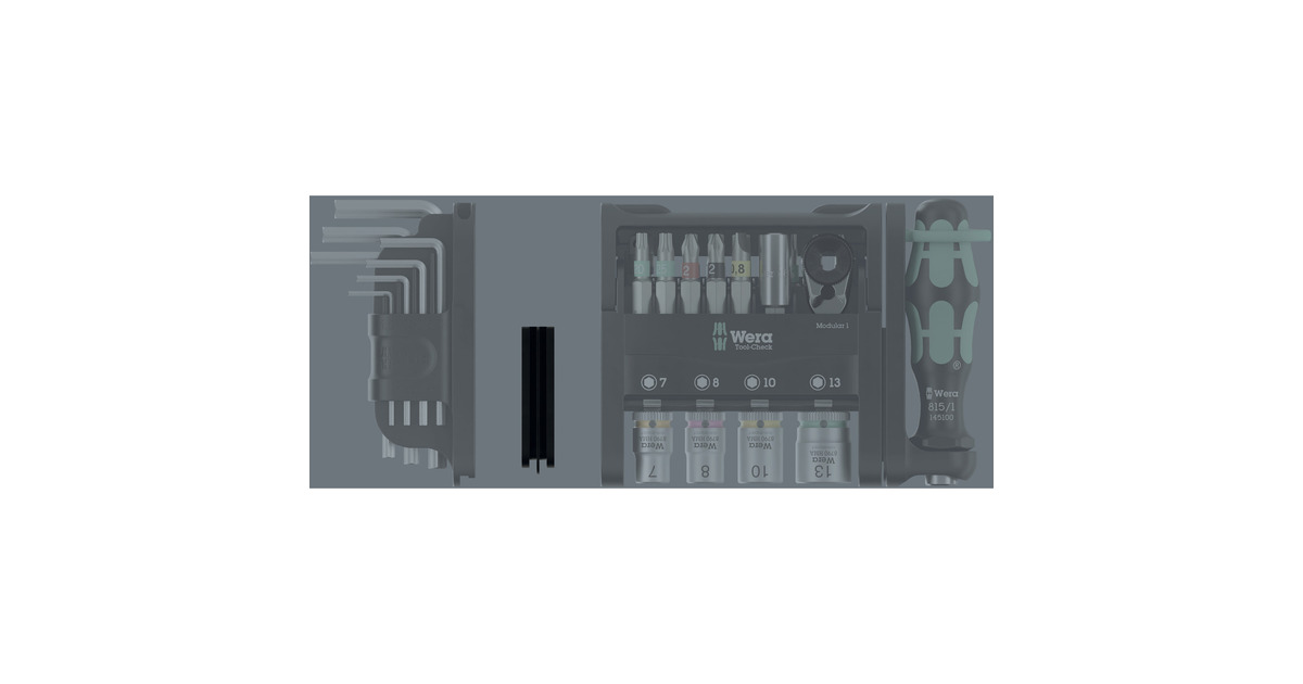 Wera Starrer Tool-Check Modular Adapter 9549 schwarz