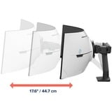 Ergotron HX Monitor Arm mit VHD-Gelenk, Tischhalterung, Monitorhalterung schwarz (matt), für 1000 R Curved Monitore