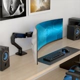 Ergotron HX Monitor Arm mit VHD-Gelenk, Tischhalterung, Monitorhalterung schwarz (matt), für 1000 R Curved Monitore