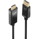 Lindy Display Port auf HDMI Adapterkabel mit HDR schwarz, 2m