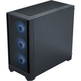 Silentware Flow 110 ARGB , Tower-Gehäuse schwarz, Tempered Glass