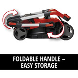 EINHELL Power X-Change Akku-Rasenmäher RASARRO 36/34, 36Volt (2x18V) rot/schwarz, 2x Li-Ionen Akku Plus 3,0Ah