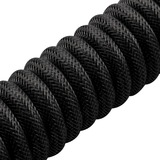 Sharkoon SGK50 Aviator Kabel Titan/Black schwarz, 1,85 Meter, Spiralkabel für SKILLER SGK50