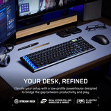 Corsair Vanguard AIR 99, Gaming-Tastatur schwarz, DE-Layout,  Corsair OPX Low Profile