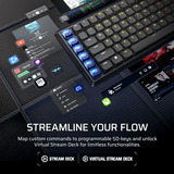 Corsair Vanguard AIR 99, Gaming-Tastatur schwarz, DE-Layout,  Corsair OPX Low Profile