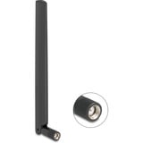 DeLOCK WiFi7 Antenne RP-SMA schwarz, omnidirektional, Kippgelenk