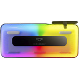 HYTE Keeb TKL, Gaming-Tastatur schwarz/transparent, DE-Layout, HYTE Fluffy Lavender