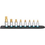 Hazet SmartRail 1/2" Steckschlüsseleinsatz-Satz Innenvielzahn, 8-teilig schwarz, M5 - M18, kurz