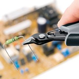 KNIPEX Electronic Super Knips ESD, 78 61 125 ESD, Elektronik-Zange mit Öffnungsfeder