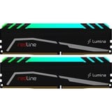 Mushkin DIMM 32 GB DDR4-3600 (2x 16 GB) Dual-Kit, Arbeitsspeicher schwarz, MLA4C360JNNM16GX2, Redline Lumina RGB, INTEL XMP