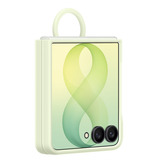 Samsung Silicone Ring Magnet Case, Handyhülle mint, für Galaxy Z Flip8