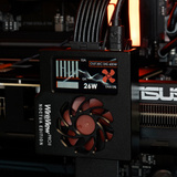 Thermal Grizzly WireView Pro II GPU 12V-2x6 R Noctua Edition, Messgerät schwarz, Ausrichtung: Reversed, Noctua NF-A4x10 PWM-Lüfter
