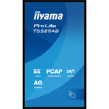 iiyama ProLite T5529AS-B1AG , LED-Monitor 139 cm (54.6 Zoll), schwarz (matt), UltraHD/4K, VA, Touchscreen, Android, USB-C