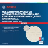 Bosch Professional Expert M480 Netzstruktur-Schleifblatt Ø 125mm, K220 50 Stück, für Exzenterschleifer