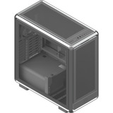 Cooler Master MasterFrame 600 Mesh ARGB , Tower-Gehäuse silber, Tempered Glass