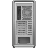 Cooler Master MasterFrame 600 Mesh ARGB , Tower-Gehäuse silber, Tempered Glass