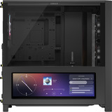 Corsair FRAME 4000D LCD RS ARGB, Tower-Gehäuse schwarz, Tempered Glass, Touchscreen