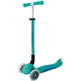GLOBBER Primo Foldable Plus Lights, Scooter türkis/dunkelblau