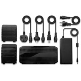 Lindy 120W 10 Port USB-Ladestation, 8x USB-A + 2x USB-C schwarz/grau, QC 3.0, Samsung AFC, gleichzeitiges Laden von 10 Tablets / Smartphones