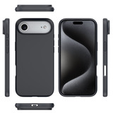 Nevox StyleShell SHOCK, Handyhülle schwarz, iPhone 17 Air, kompatibel mit MagSafe