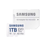 Samsung EVO Plus 1.0TB microSDXC , Speicherkarte weiß, UHS-I U3, Class 10, V30, A2