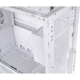 Thermaltake TR300 WS Snow White, Tower-Gehäuse weiß/holz, Tempered Glass