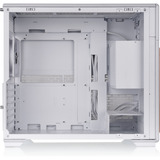 Thermaltake TR300 WS Snow White, Tower-Gehäuse weiß/holz, Tempered Glass