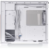 Thermaltake TR300 WS Snow White, Tower-Gehäuse weiß/holz, Tempered Glass