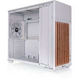 Thermaltake TR300 WS Snow White, Tower-Gehäuse weiß/holz, Tempered Glass