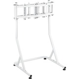 Thermaltake Triple Monitor Stand Snow, für Racing Simulator Cockpit GR500, Monitorhalterung weiß, für Monitore 32" - 55"