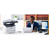 Xerox VersaLink B415DN, Multifunktionsdrucker grau/blau, USB, LAN, Scan, Kopie, Fax, Duplex (Druck), Duplex (Scan)
