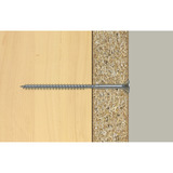 fischer Spanplattenschraube ClassicFast II 5,0x120 Senkkopf TX 100 Stück, mit Teilgewinde, verzinkt