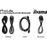 iiyama ProLite LH6560UHS-B2AG, Public Display schwarz (matt), UltraHD/4K, VA, Lautsprecher