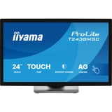 iiyama ProLite T2438MSC-B2, LED-Monitor 60.5 cm (23.8 Zoll), schwarz (matt), FullHD, IPS, HDMI, DP, USB-Hub, 120Hz Panel