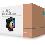DeepCool AG400 DIGITAL PLUS, CPU-Kühler schwarz, 120 mm