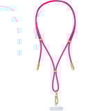 Intenso Handykette und Lade-/Datenkabel Cell Phone Charging Lanyard neon-pink, 1,65 Meter, USB-C, PD3.0 / QC4.0, Nylon