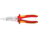 KNIPEX Elektro-Installationszange VDE 13 96 200  schlanke Bauform, geschraubtes Gelenk, VDE-geprüft