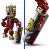 LEGO 76341 Marvel Super Heroes Groot im Ravager-Outfit, Konstruktionsspielzeug 