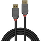 Lindy DisplayPort 1.4 Kabel, Anthra Line schwarz, 5 Meter