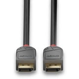 Lindy DisplayPort 1.4 Kabel, Anthra Line schwarz, 5 Meter