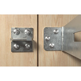 fischer Spanplattenschraube PowerFast 4,5x40 Halbrundkopf TX 100 Stück, mit Vollgewinde, Edelstahl A2