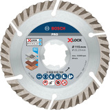 Bosch PRO Diamanttrennscheibe X-LOCK MultiMaterial, Ø 125 mm 2 Stück, Bohrung 22,23 mm