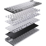 Corsair CLIPPER PRO MINI 60, Gaming-Tastatur weiß, DE-Layout, Corsair MGX Hyperdrive