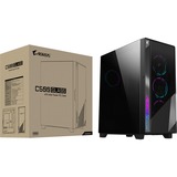 GIGABYTE AORUS C500 GLASS, Tower-Gehäuse schwarz, Tempered Glass