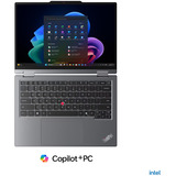 Lenovo ThinkPad X1 2-in-1 G11 Aura Edition (21V9001YGE), Notebook grau, Intel® Core™ Ultra 5 325, Intel® Graphics, 32 GB LPDDR5X, 512 GB (512 GB SSD), Windows 11 Pro