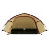 Coleman Darwin 3 Plus Summer, Zelt beige/dunkelrot