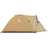 Coleman Darwin 3 Plus Summer, Zelt beige/dunkelrot