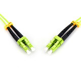 Digitus LWL Patchkabel, Duplex, LC > LC Stecker, Multimode OM5 limette, 5 Meter