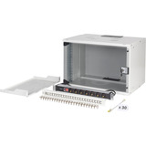 Digitus Netzwerk-Set SOHO Pro 19" 540x400 mm (BxT), IT-Schrank hellgrau, 7 Höheneinheiten