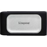 Kingston XS2000 Portable SSD 2 TB, Externe SSD silber/schwarz, USB-C 3.2 Gen 2x2 (20 Gbit/s)